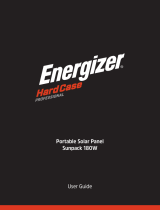 Energizer Sunpack 180W Portable Solar Panel Mode d'emploi