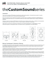 PSB Speakers CustomSound Mode d'emploi