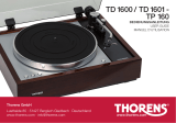 Thorens TD 1600 Mode d'emploi