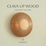 UMAGE Clava Up Wood Wall Ceiling Lamp Mode d'emploi