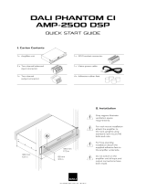Dali AMP-2500 DSP Mode d'emploi