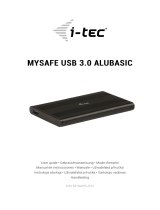 i-tec i-tec MySafe Advance 2.5 Inch USB-A Mode d'emploi