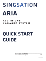 Singsation ARIA All-In-One Karaoke System Mode d'emploi