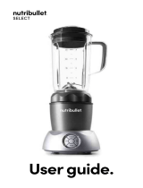 NutriBullet Select 1000-Watt Blender Mode d'emploi