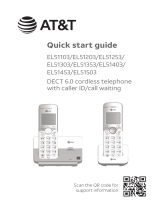 AT&T EL51103 Mode d'emploi