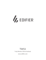 EDIFIER TWS5 Truly Wireless Stereo Earbuds Mode d'emploi