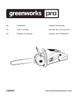 Greenworks CSB403 Mode d'emploi