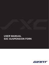 Giant SXC Suspension Fork Manuel utilisateur