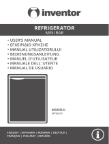 Inventor MP862W Refrigerator Mini Bar Manuel utilisateur