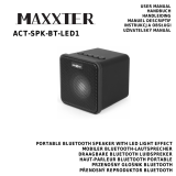 MAXXTER ACT-SPK-BT-LED1 Manuel utilisateur