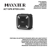 MAXXTER ACT-SPK-BTOD-LED1 Manuel utilisateur