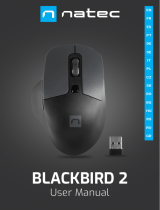 Natec Blackbird 2 Wireless RF Optical 1600 DPI Mouse Manuel utilisateur
