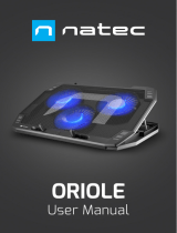 Natec ORIOLE Cooling Pad Manuel utilisateur