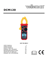 Velleman DCM120 Manuel utilisateur