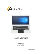 LincPlus P3 Notebook Portable Laptop Manuel utilisateur