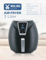 MOLINO 3 Liter Digital Air Fryer Manuel utilisateur