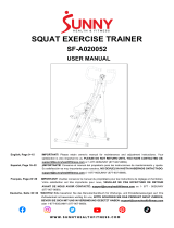 SUNNY Health Fitness SF-A020052 Manuel utilisateur