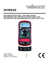Velleman DVM630 Manuel utilisateur