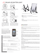 Aurora Lighting Solar LED Batten Light Manuel utilisateur