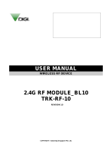 Digi TRK-RF-10 2.4G RF Module Manuel utilisateur
