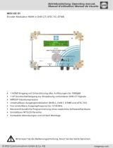 Wisi OE01 Encoder Modulator HDMI Manuel utilisateur