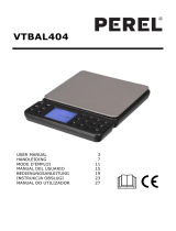 Velleman VTBAL404 DIGITAL COUNTING SCALE Manuel utilisateur