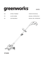 Greenworks STA806 Manuel utilisateur