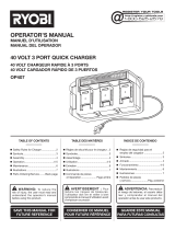 Ryobi OP407A-4 Manuel utilisateur