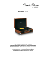 Classic Phono TT-10 Manuel utilisateur