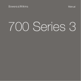 Bowers And Wilkins 700 Series 3 Manuel utilisateur