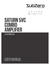 Sub-Zero SUB-ZERO SZ-SATURN-5VC Saturn 5VC Combo Amplifier Manuel utilisateur