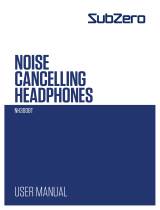 Sub-Zero SUB-ZERO NH300BT Noise Cancelling Headphones Manuel utilisateur