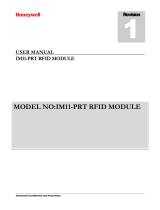 Honeywell IM11-PRT RFID Module Manuel utilisateur