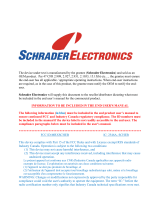 Schrader Electronics SCHEB Manuel utilisateur