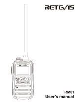 Retevis RM01 Marine Two-Way Radios Manuel utilisateur