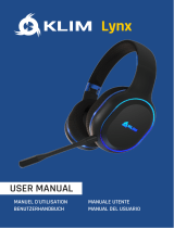KLIM Lynx Wireless Gaming Headset Manuel utilisateur