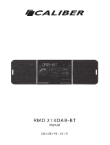 Caliber RMD213DAB-BT Car radio Manuel utilisateur