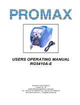 Promax RG5410A-E Manuel utilisateur