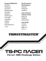 Thrustmaster TS-PC RACER Manuel utilisateur