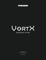 PROZIS Vortx Portable Mixer Blender Manuel utilisateur