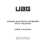 uaG BTKB-01 Rugged Bluetooth Keyboard Manuel utilisateur