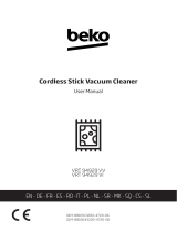 Beko VRT-94929 VV Cordless Stick Vacuum Cleaner Manuel utilisateur