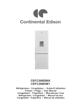 CONTINENTAL EDISON CEFC268DBIX Manuel utilisateur