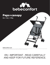 BEBECONFORT Peps+canopy Stroller Blue Line Manuel utilisateur