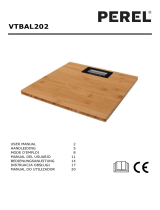 Velleman VTBAL202 DIGITAL BATHROOM SCALE Manuel utilisateur