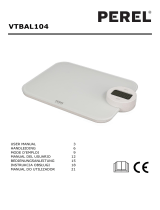 Velleman VTBAL104 DIGITAL KITCHEN SCALE ECOLOGICAL Battery Manuel utilisateur
