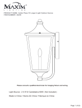 Maxim Lighting 3496WGOB Manuel utilisateur