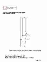 ET2 E24874 3-Light LED Pendant Manuel utilisateur