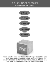 Gingko GK08W10 Cube Plus Click Clock Manuel utilisateur