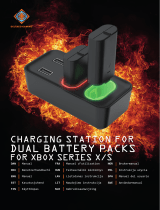 Deltaco Xbox Series X-S Charging Station For Dual Battery Packs Manuel utilisateur